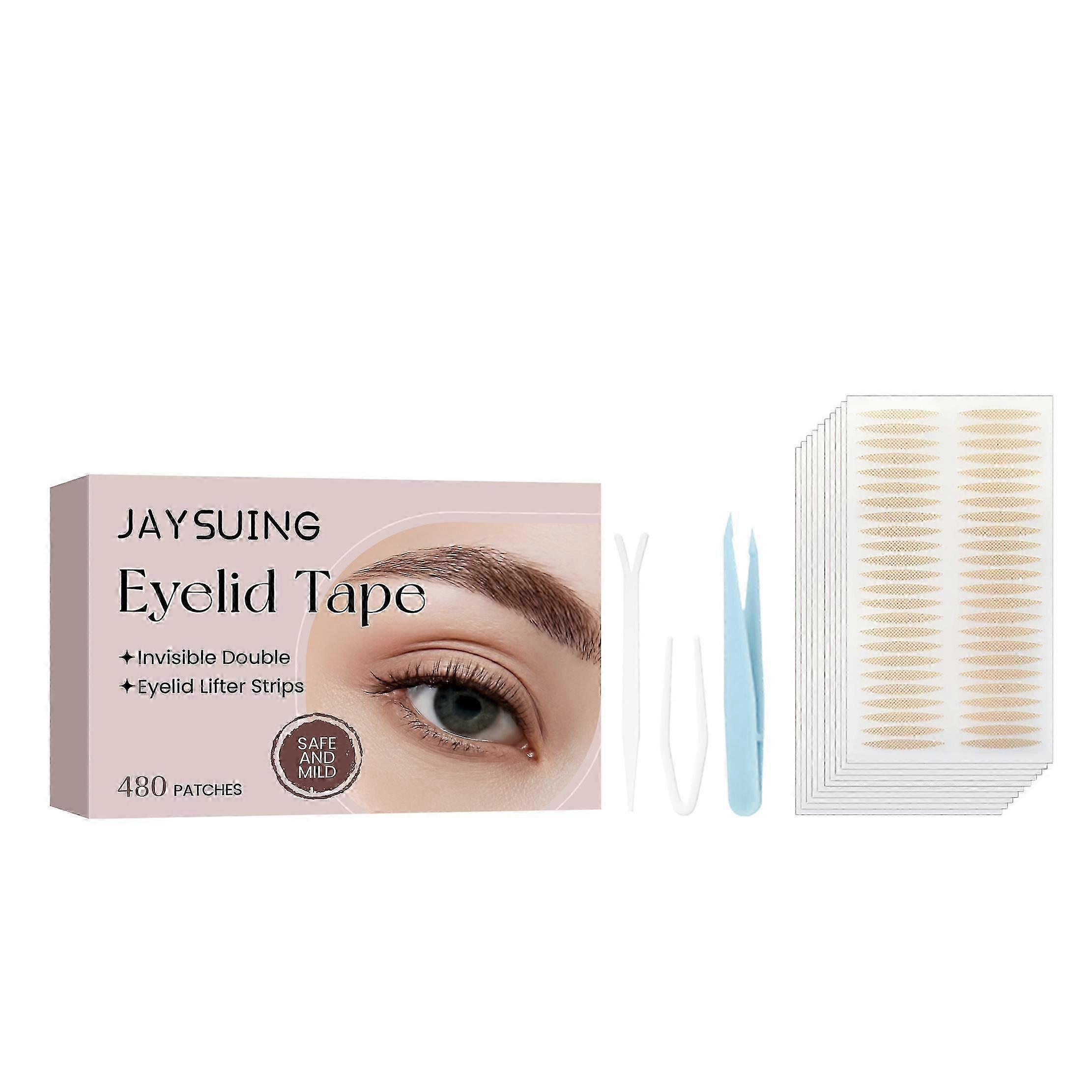 Invisible Double Eyelid Tape Set  Breathable, GlueFree, NaturalLooking, LongLasting for Bigger, More Expressive Eyes  Easy Application for Daily