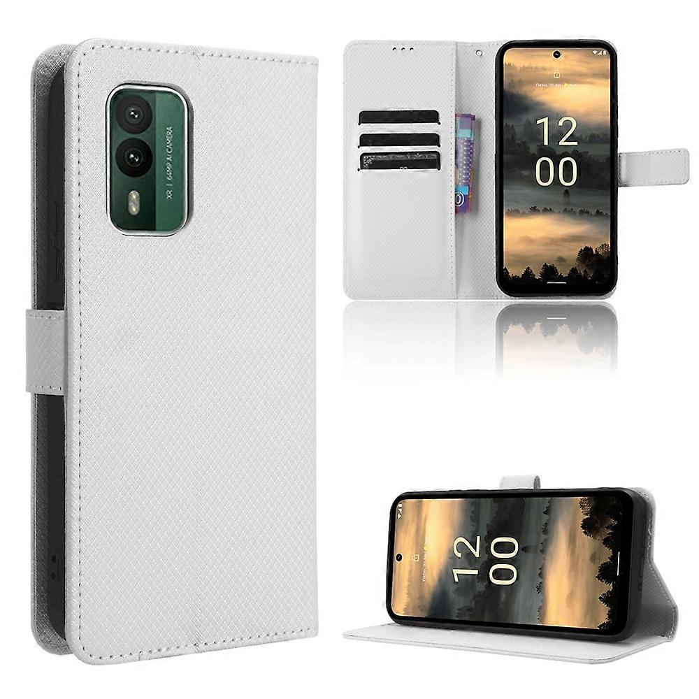 Capa de couro com textura de diamante para celular