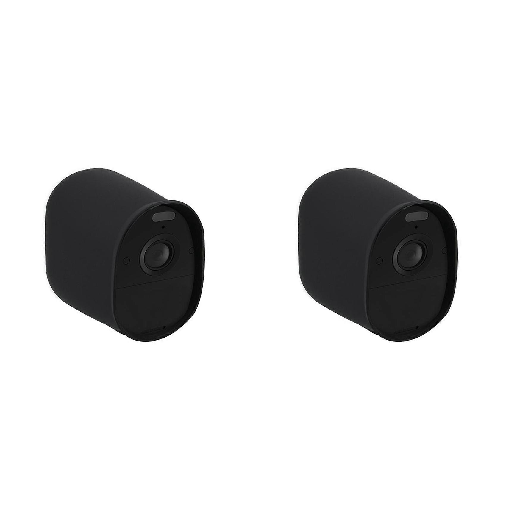 2X for Arlo Essential Spotlight Camera Silicone Protective Case Sunshade Rain Cover Case Leather Security