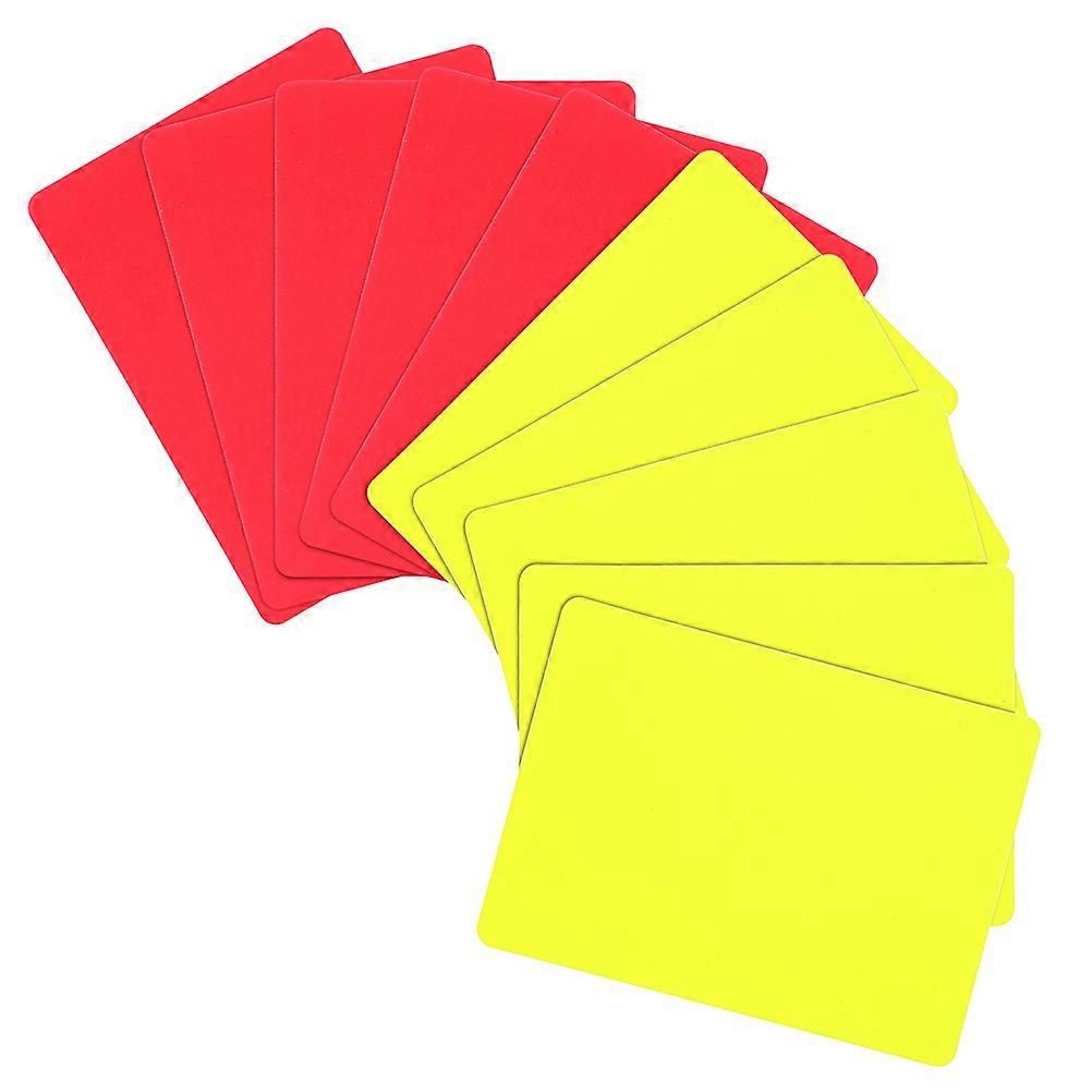 Multi-Function Referee Kit for Soccer 16Pcs Red Yellow Cards Durable PVC