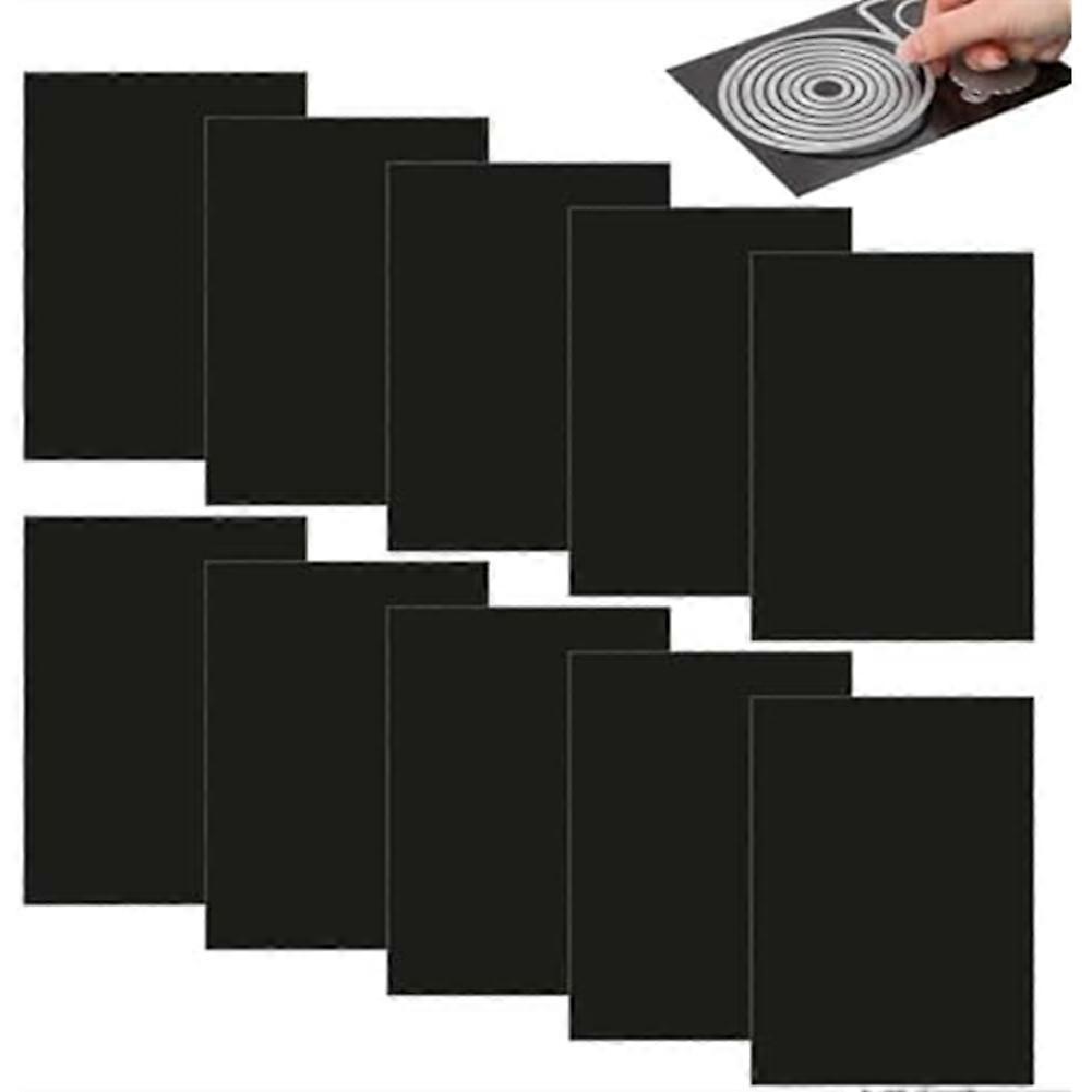 10Pcs Rubber Soft Magnet Sheets for Cutting Dies Storage Orangize, 0.3mm Thickness Magnetic Sheets for Cuts Crafts Tool