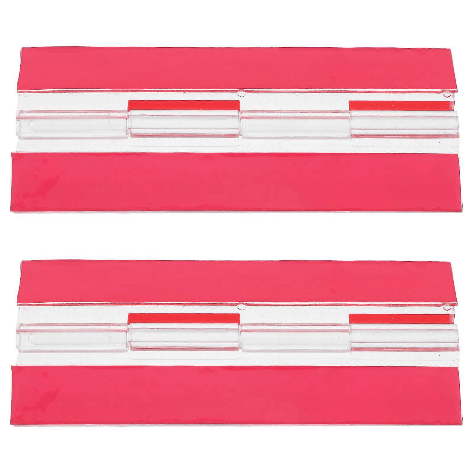 Heavy Duty Acrylic Hinges Self-Adhesive Hinges 2Pcs Transparent Style