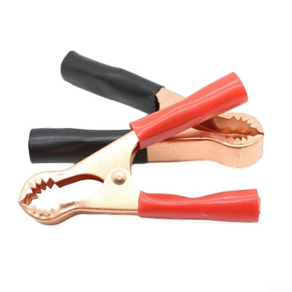 50A Alligator Clips 2PCS Heavy Duty for Battery Jump Starters and Field Applications, 20PCS Total