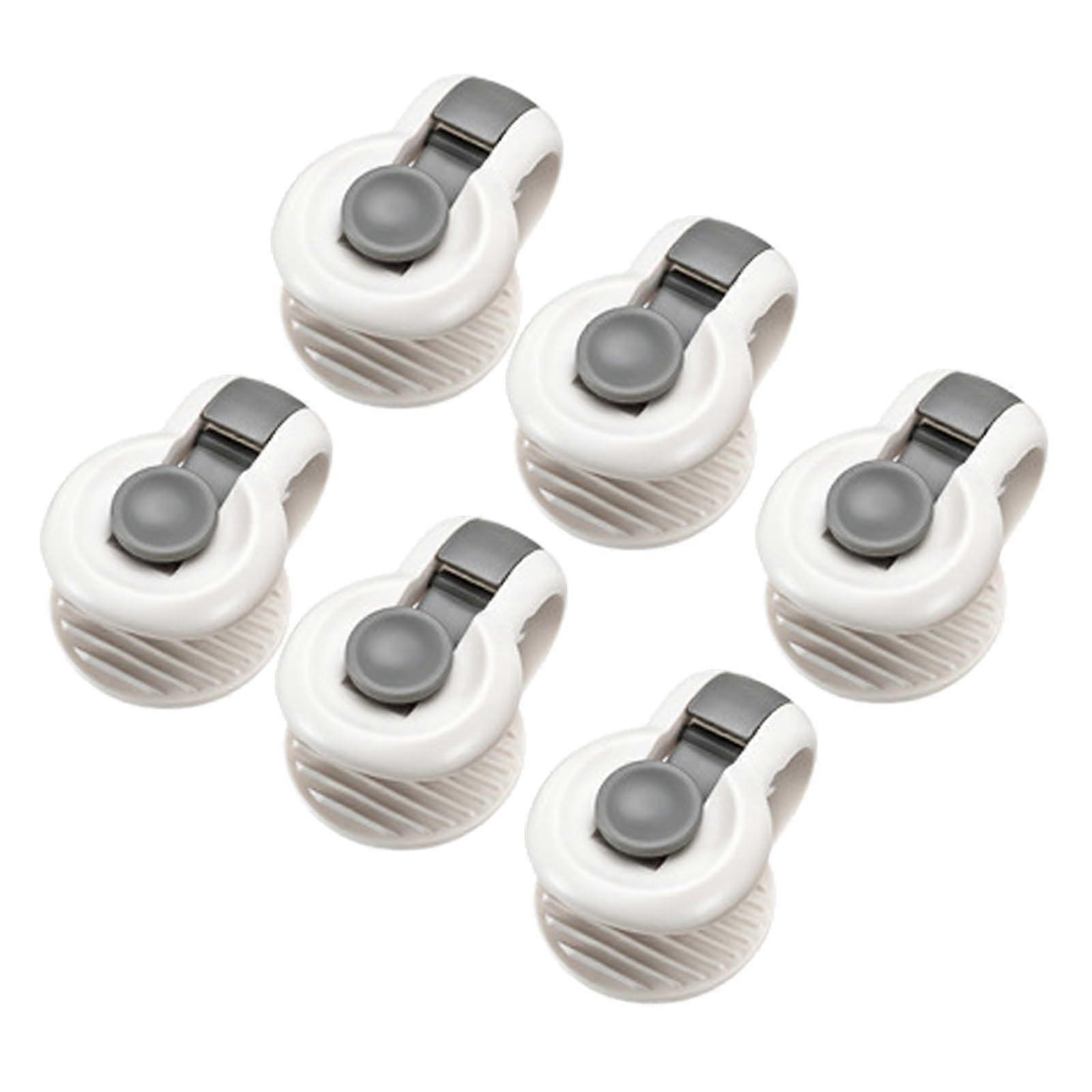 6pcs Bed Sheet Fasteners No Needle Invisible Clips for Quilts Secure and Wrinkle Holders