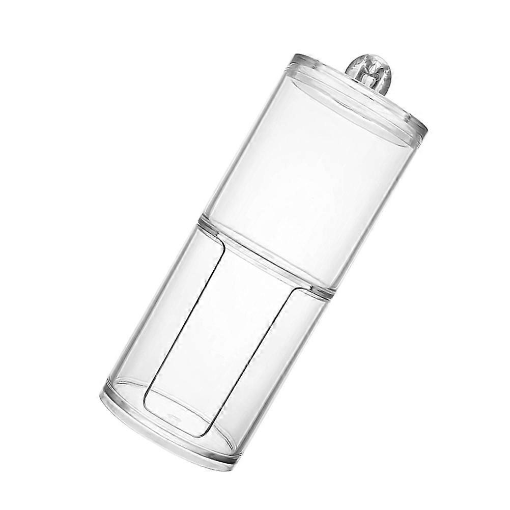 Cotton Pad Jar Stackable for Storage Including 5Pcs Transparent Dispenser