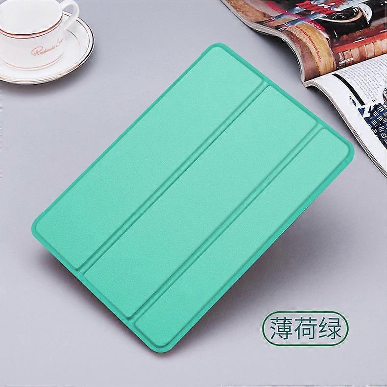Capa para iPad 2022 de 10 e 10,9 polegadas, verde menta, totalmente em silicone macio. Oferta especial.