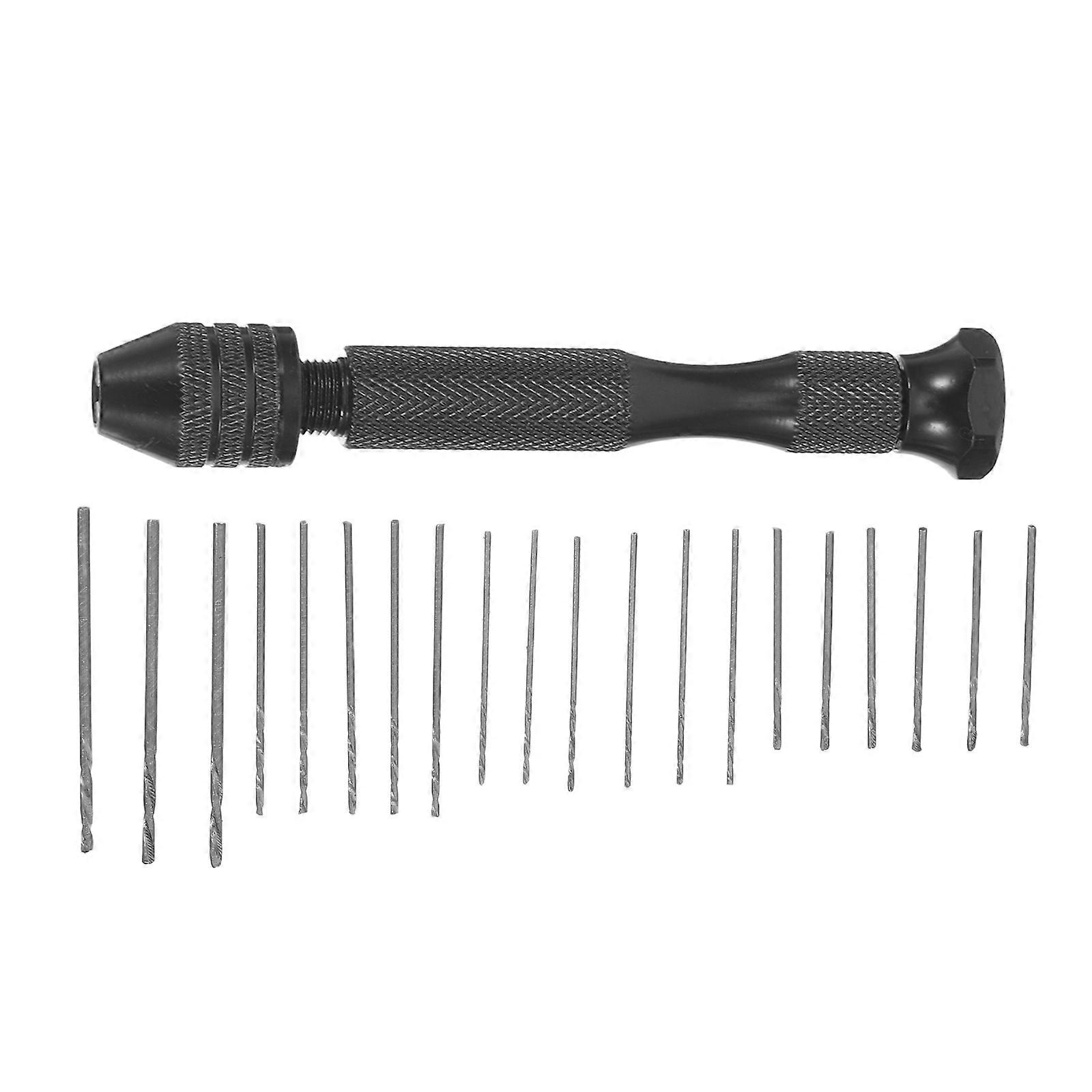 Drill Bit Punching Tool Mini Tool Kit For DIY Projects Assorted Color Manual Operation 1 Set