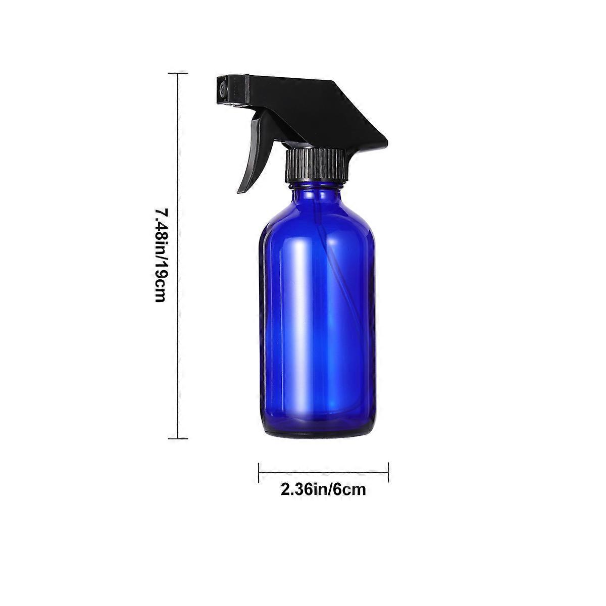 Glass Sprayer Refillable Bottle for Storage Use 3Sets Blue Bottles