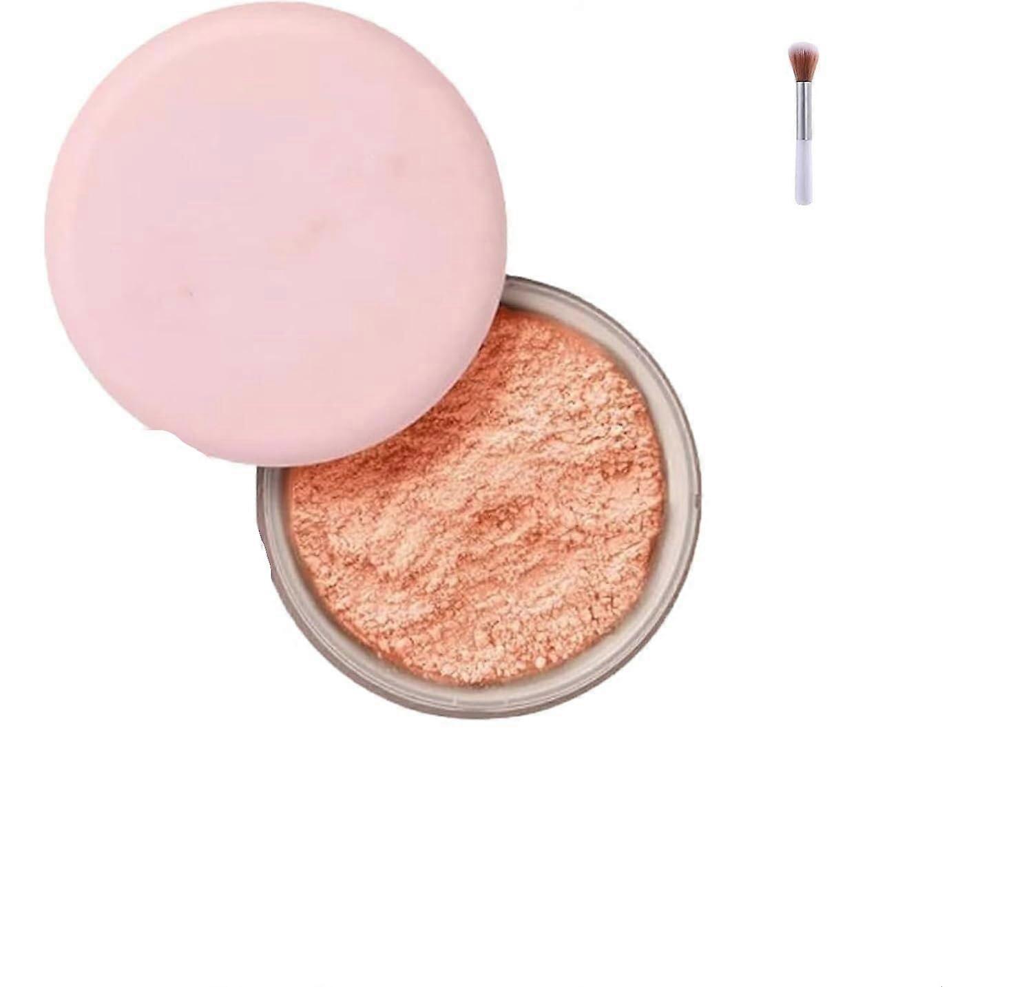 Setting Powder Waterproof Full Coverage Blurs Imperfections LongLasting Matte for All Skin(02#)