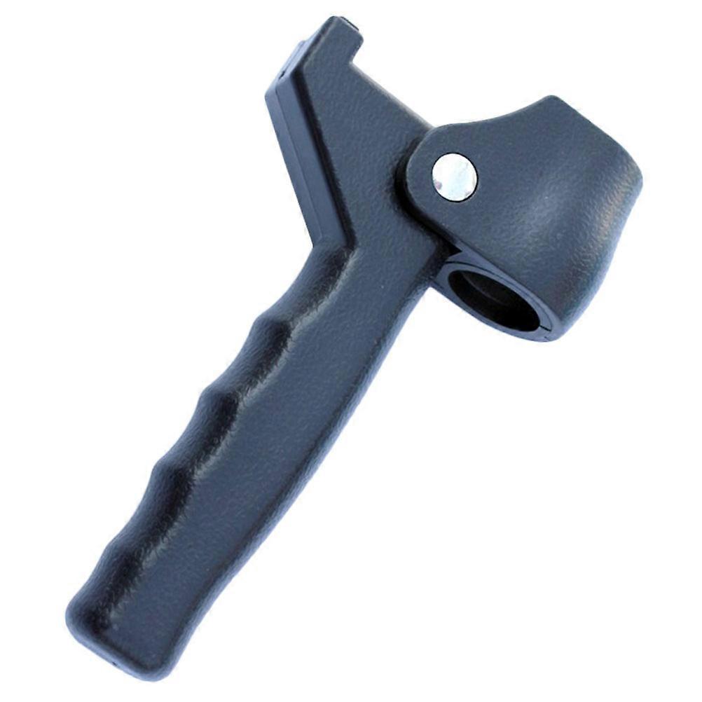 Black Walking Stick Handle Plastic Crutch Accessory for Safe Grip 1Pcs