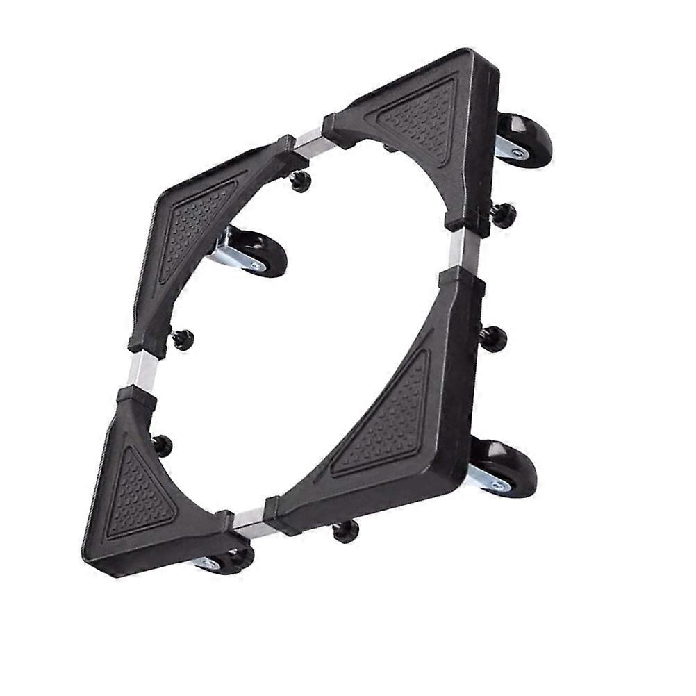 Washing Machine Base Stainless Steel Adjustable Movable Stand Trolley Holder