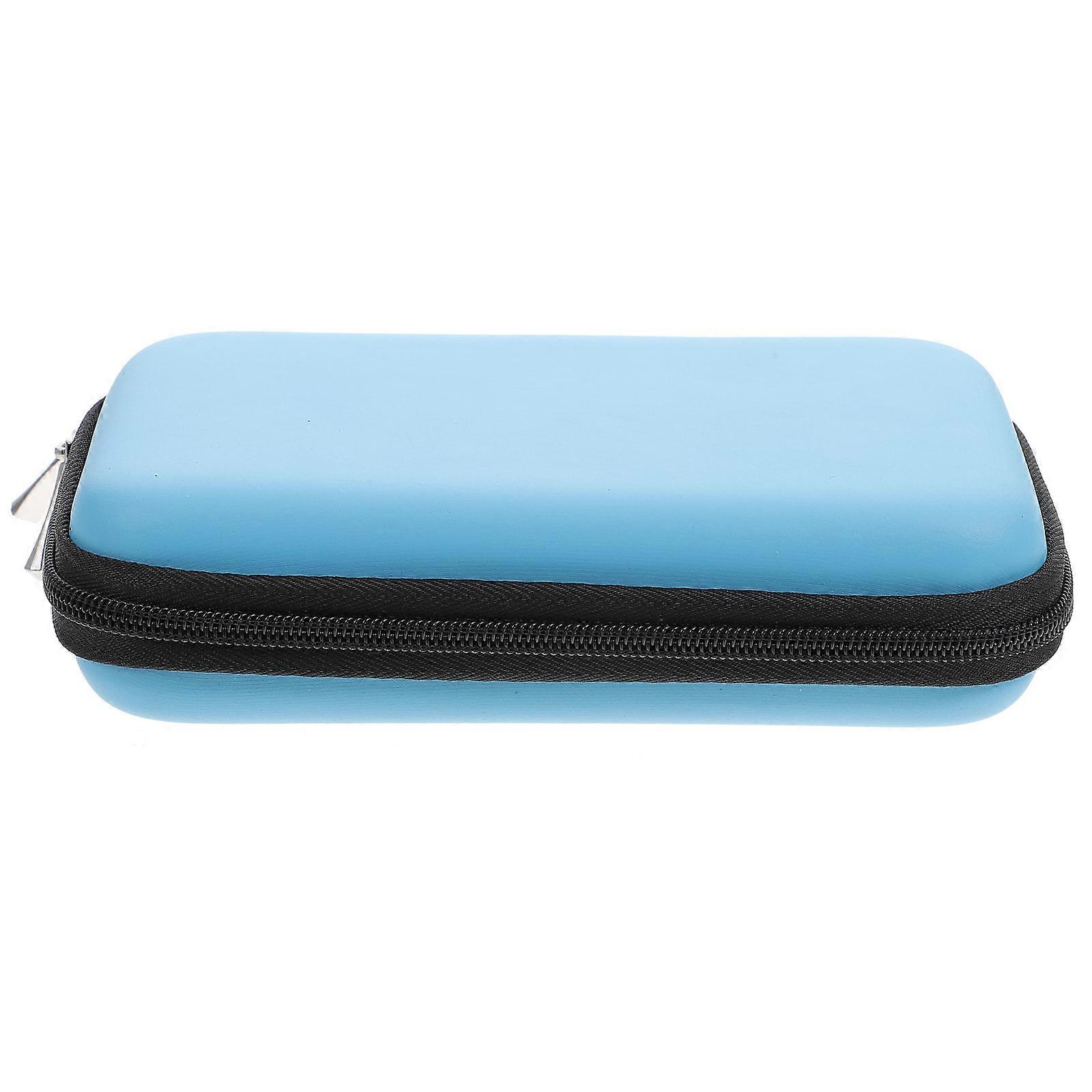 Electronics Organizer Hard Drive Case for Storage with Travel Cable Bag