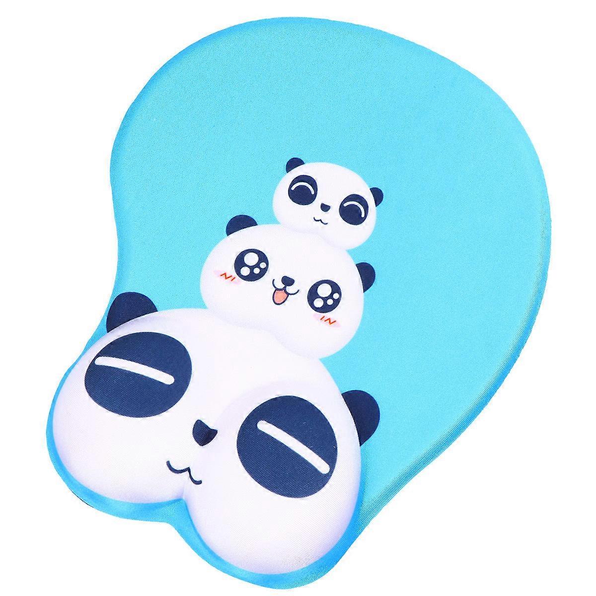 Wrist Mouse Pad Silicone Support for Computer 1Pcs Cartoon Panda Pattern