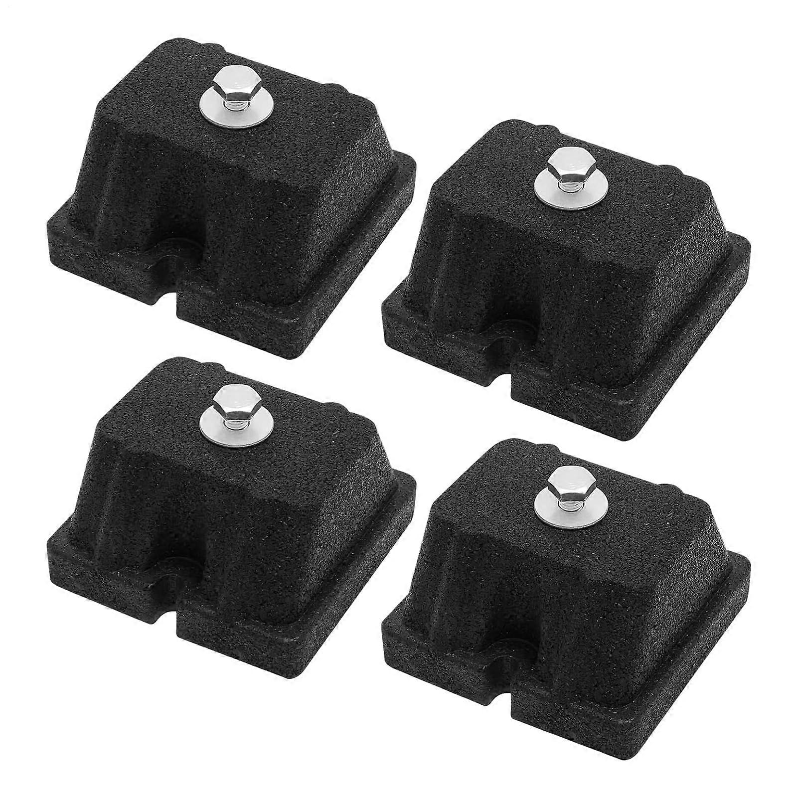 HVAC Vibration Pads 4Pack Rubber Noise Reduction and Shock Absorption Feet for Mini Split AC