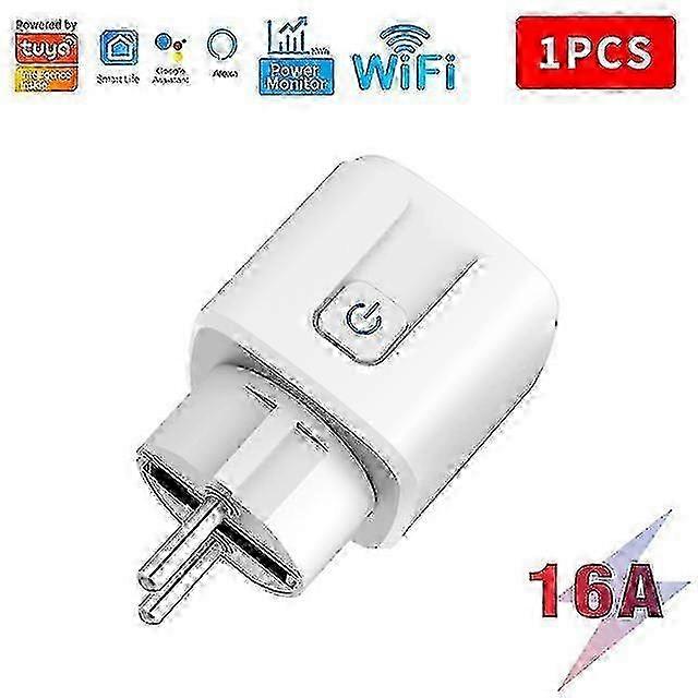 Smart Plug Wifi Socket Eu 16awith Power Monitor Timing Function 2025