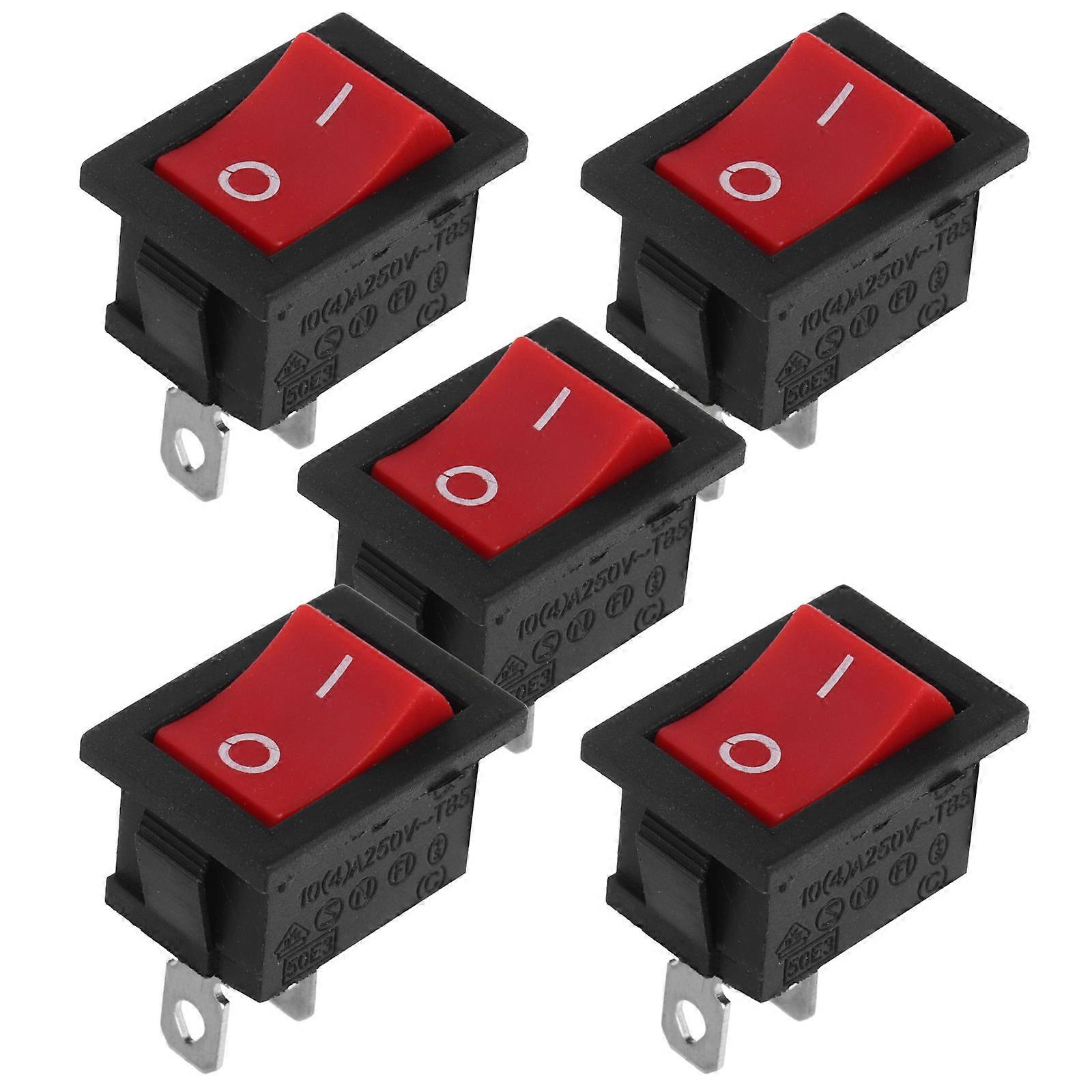 Heavy Duty Toggle Switch for Water Dispenser with Light 5Pcs