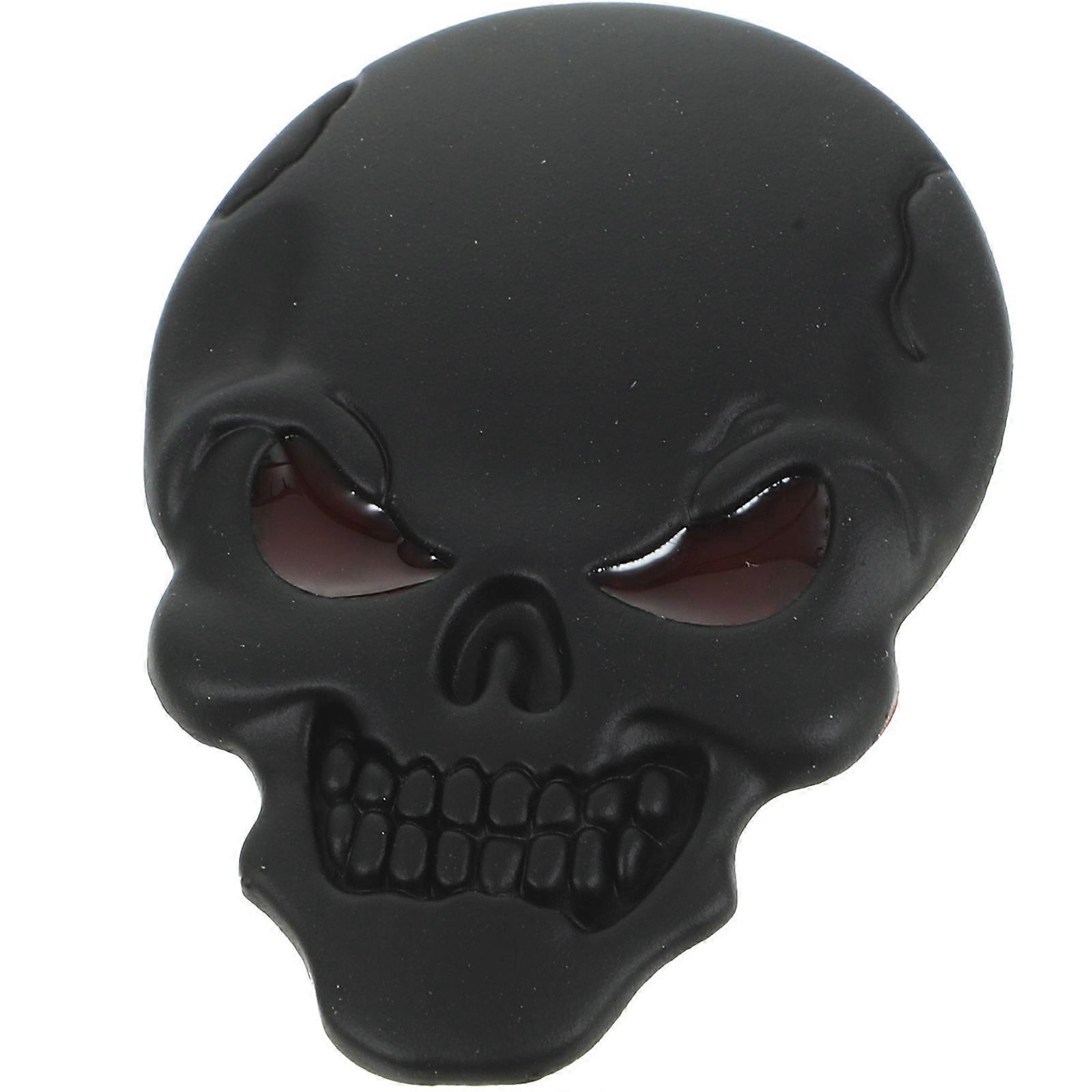Automotive Metal Skull Car Body Paste for Decorative Paste Modification Black