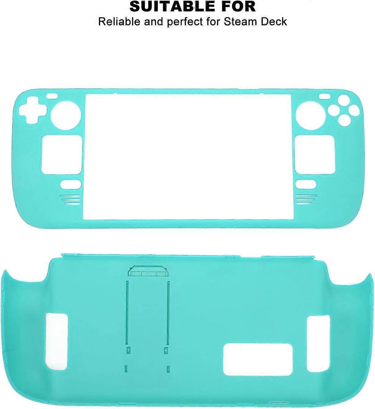 Shockproof Case with Adjustable Kickstand, AntiScratch Protective Cover Blue for Steam Deck Ref:1157