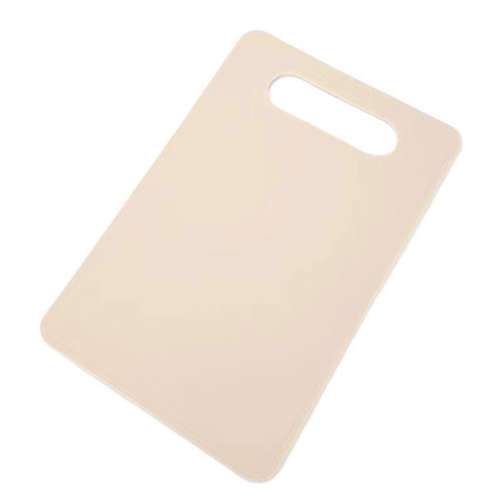 Plastic Chopping Board Non Slip Easy Clean Durable Kitchen Cutting Board Apricot