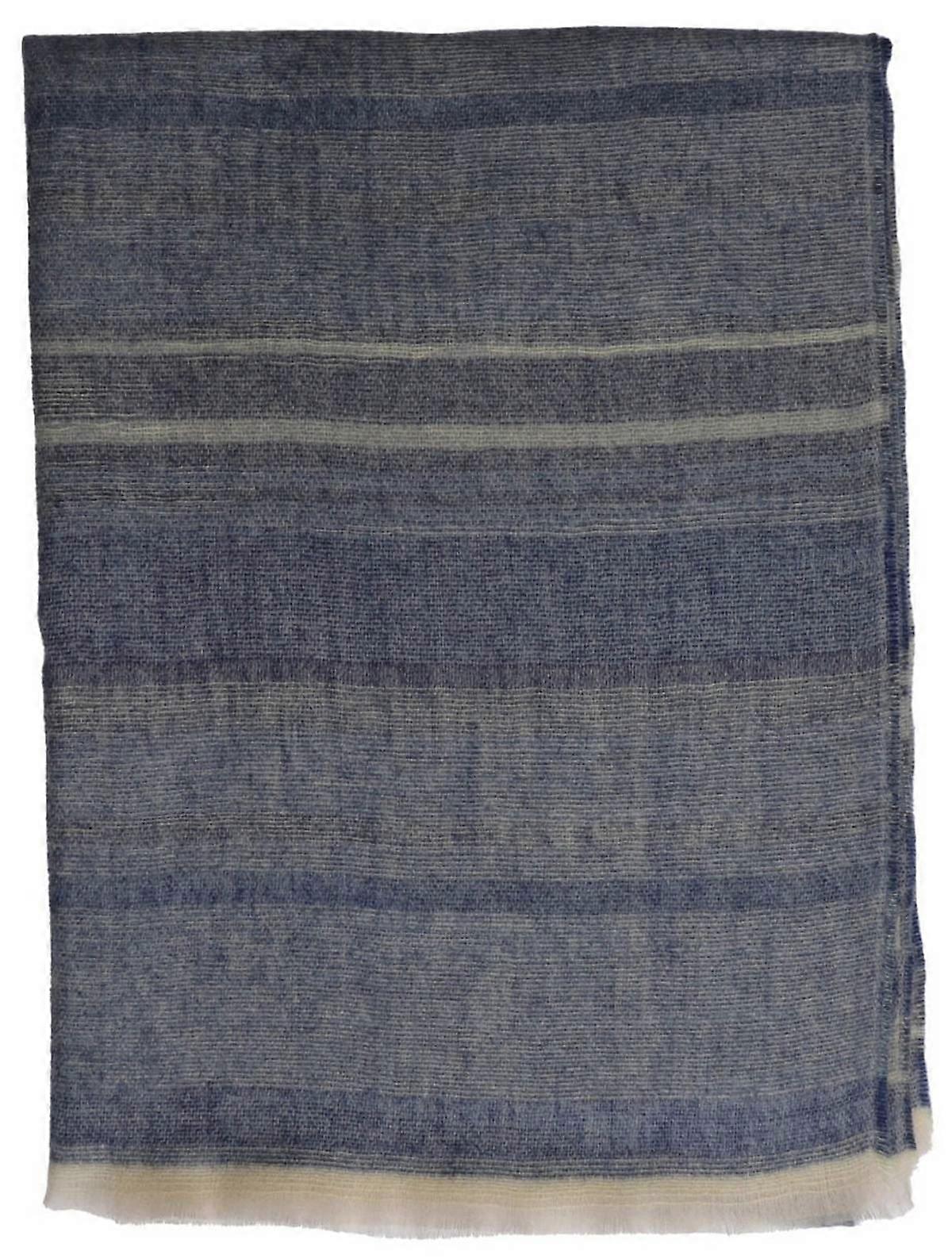 Zelly Muted Stripes Scarf - Blue