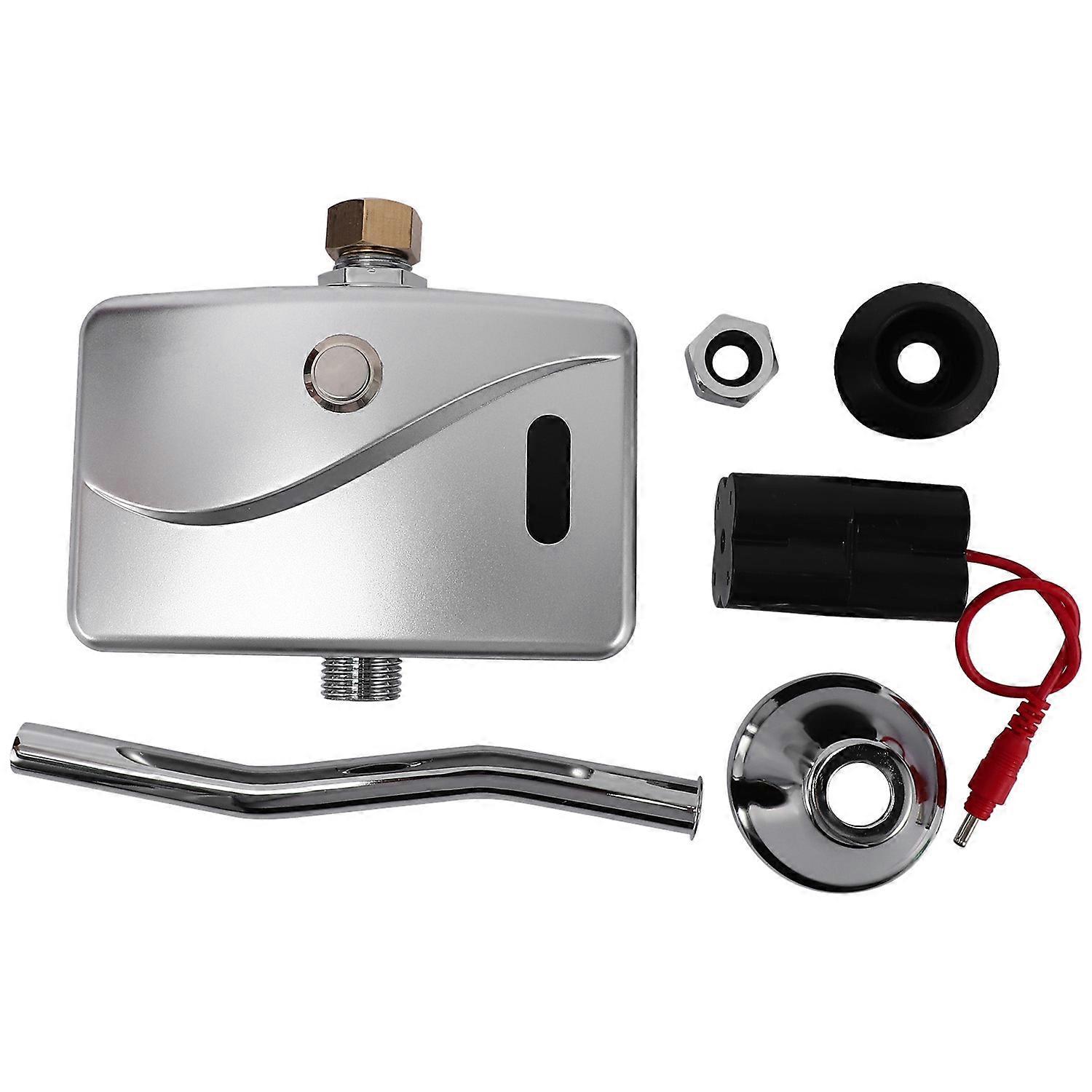 Automatic Electric Urinal Valve Sensor&Manual 2 Function Exposed Wall Mount DC6V Urine Flushing