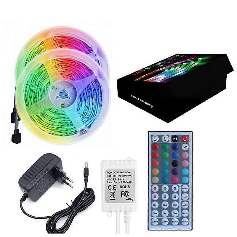INF 10M LED string lights with remote control and power supply