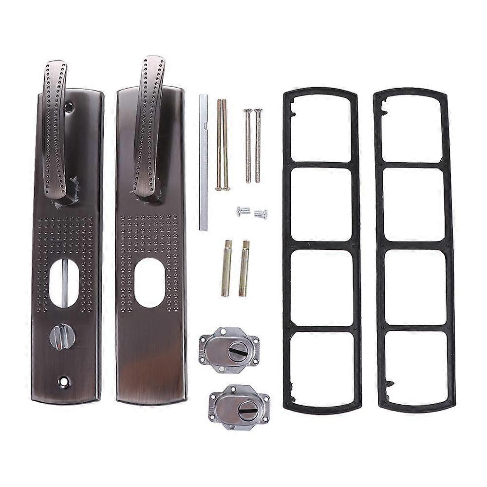 Household Hardware Universal Security Door Handle Aluminium Alloy Practical Panel Handle Widen Multi Function Door Lock Home