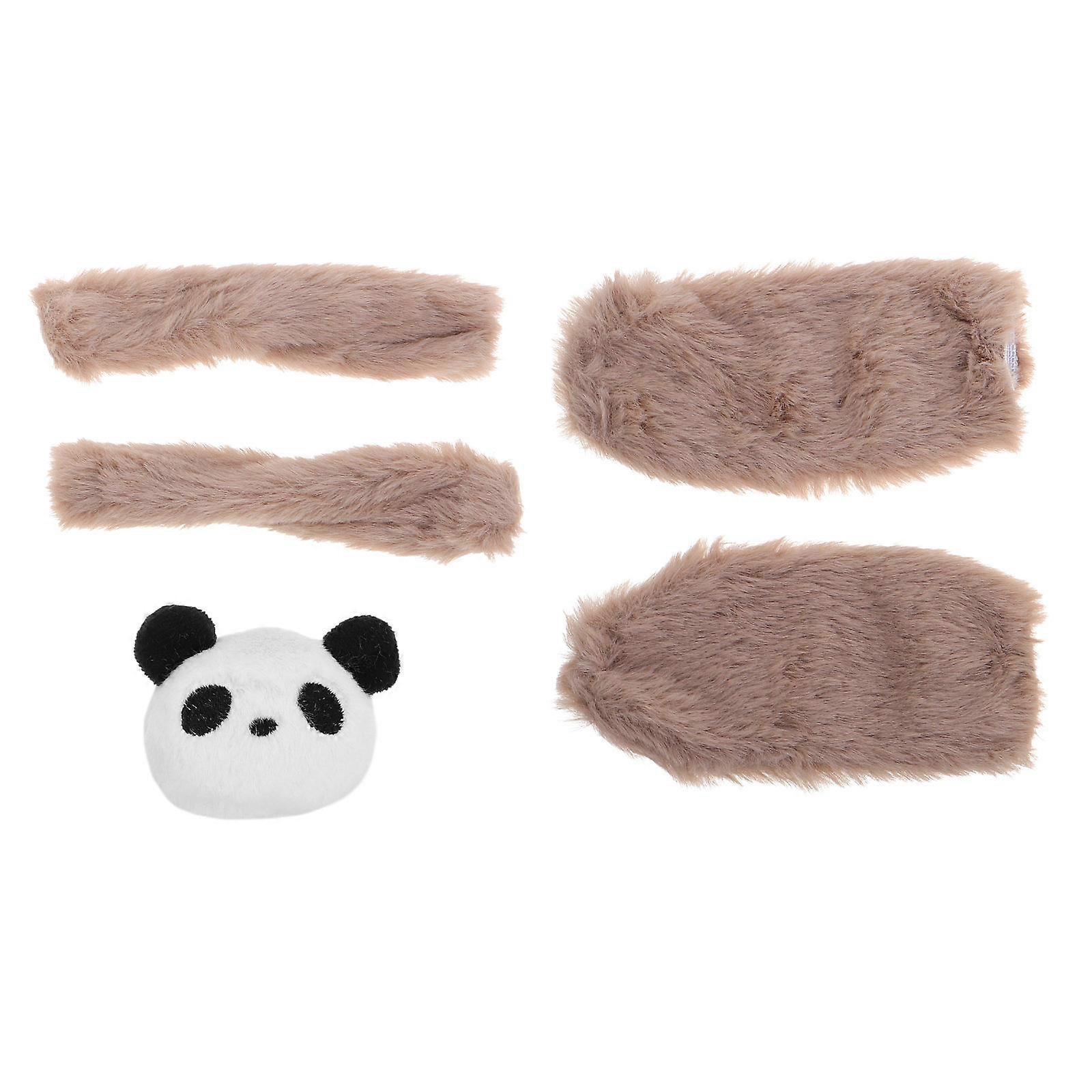 Motorcycle Handlebar Covers Plush for Decoration 10Pcs Cute Grip Wraps