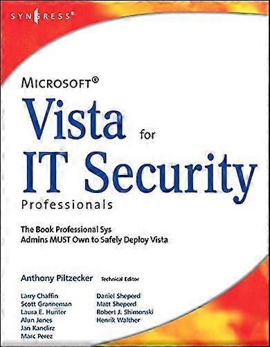 Microsoft Vista for IT Security Professionals