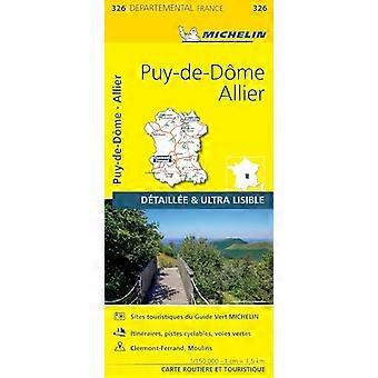 Allier Puy-de-De - Michelin Lokale kaart 326: Kaart