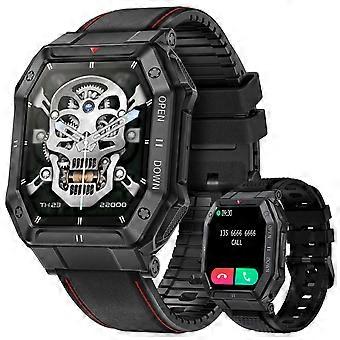 Military Smart Watch for Men with Bluetooth Calling, 1.85' HD Rugged Waterproof Fitness Tracker compatible with Android and iOS