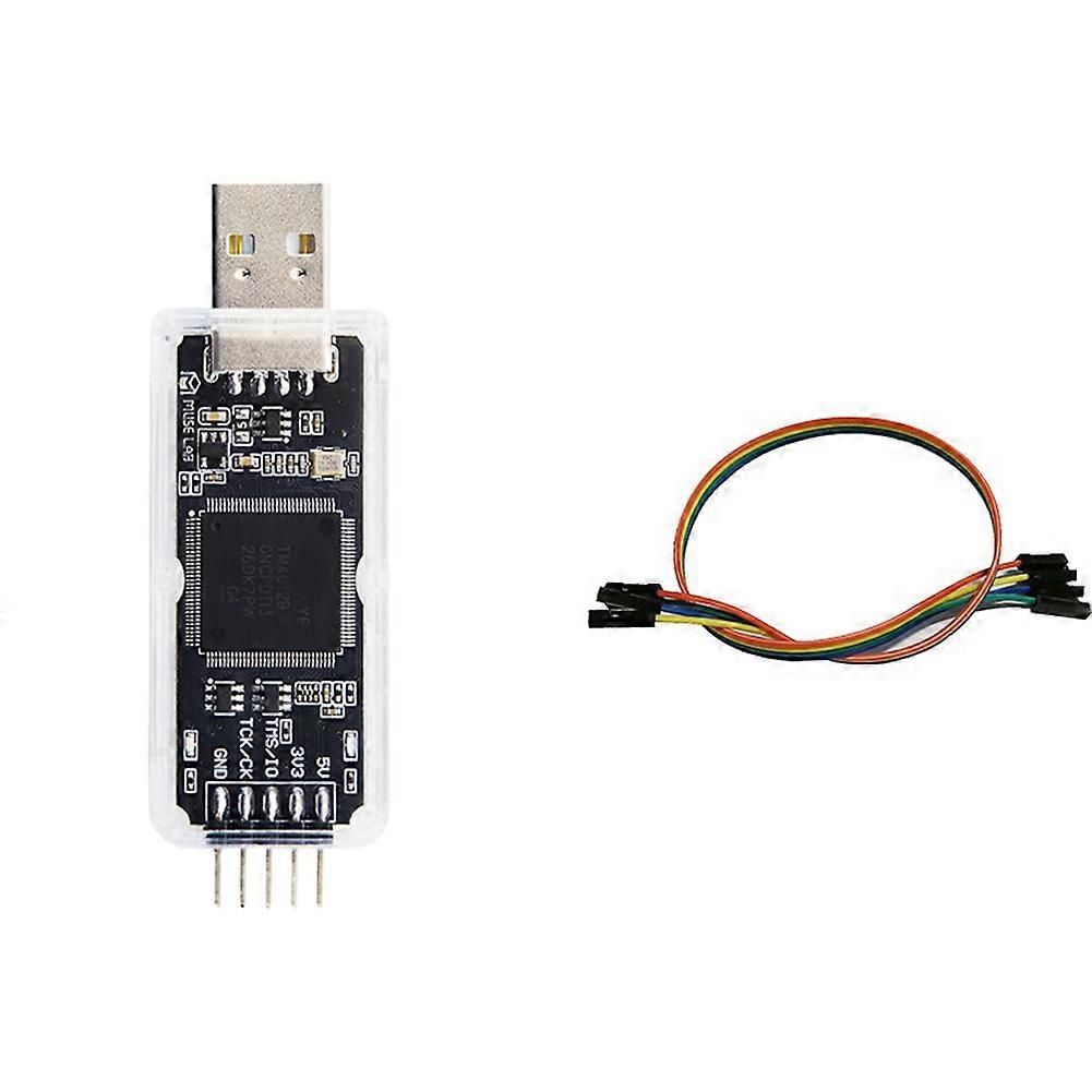 Debugger Downloader Simulator,Overcurrent & Electrostatic Protection, No Driver Required, USB JTAG Emulator Programmer