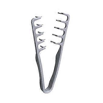 Grey Wide-Tooth Volumizing Comb  Korean Styling Tool for Bangs Parting & Hair Lift (Men & Women)