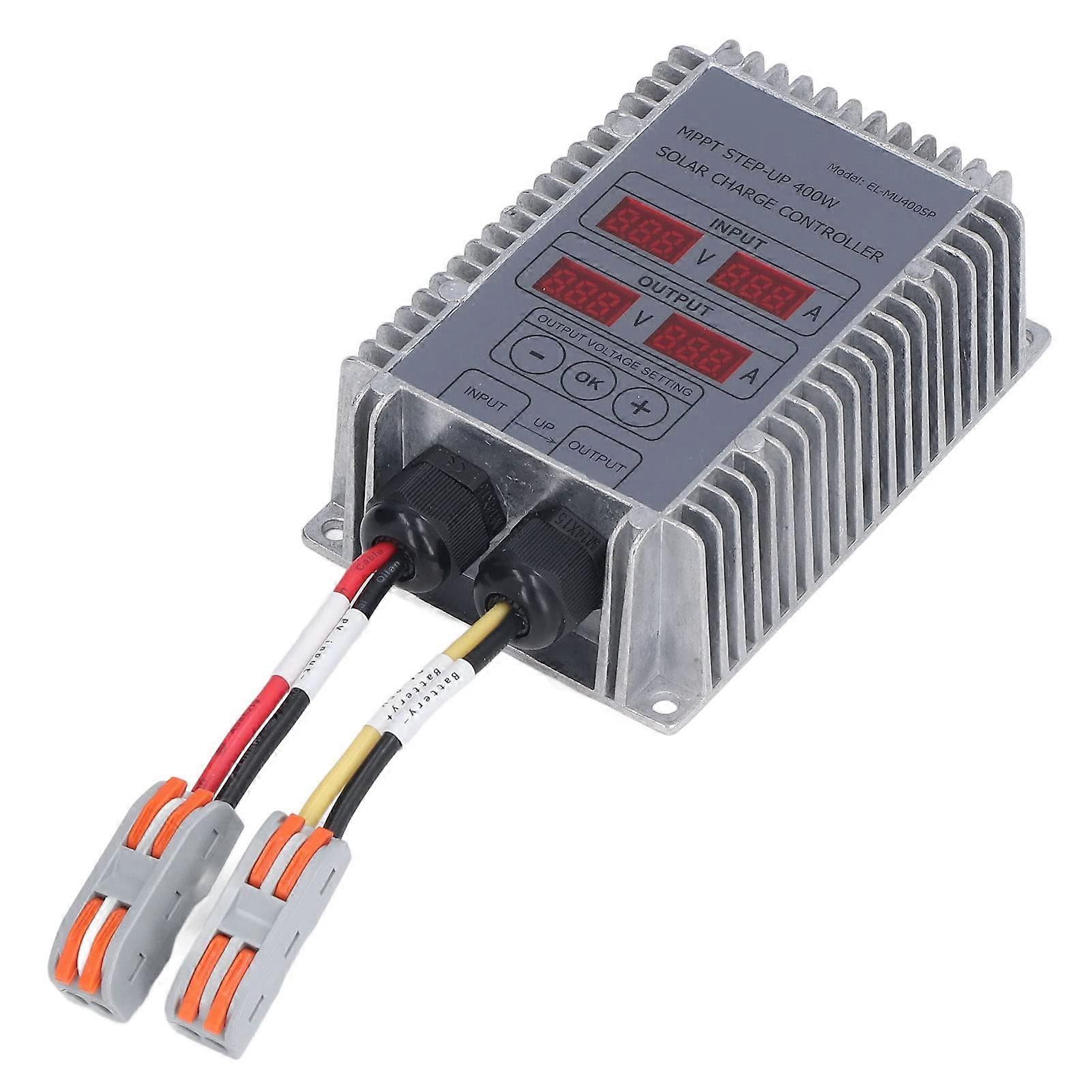 400W MPPT Solar Charge Controller with LED Display,  Efficiency and Stable Output