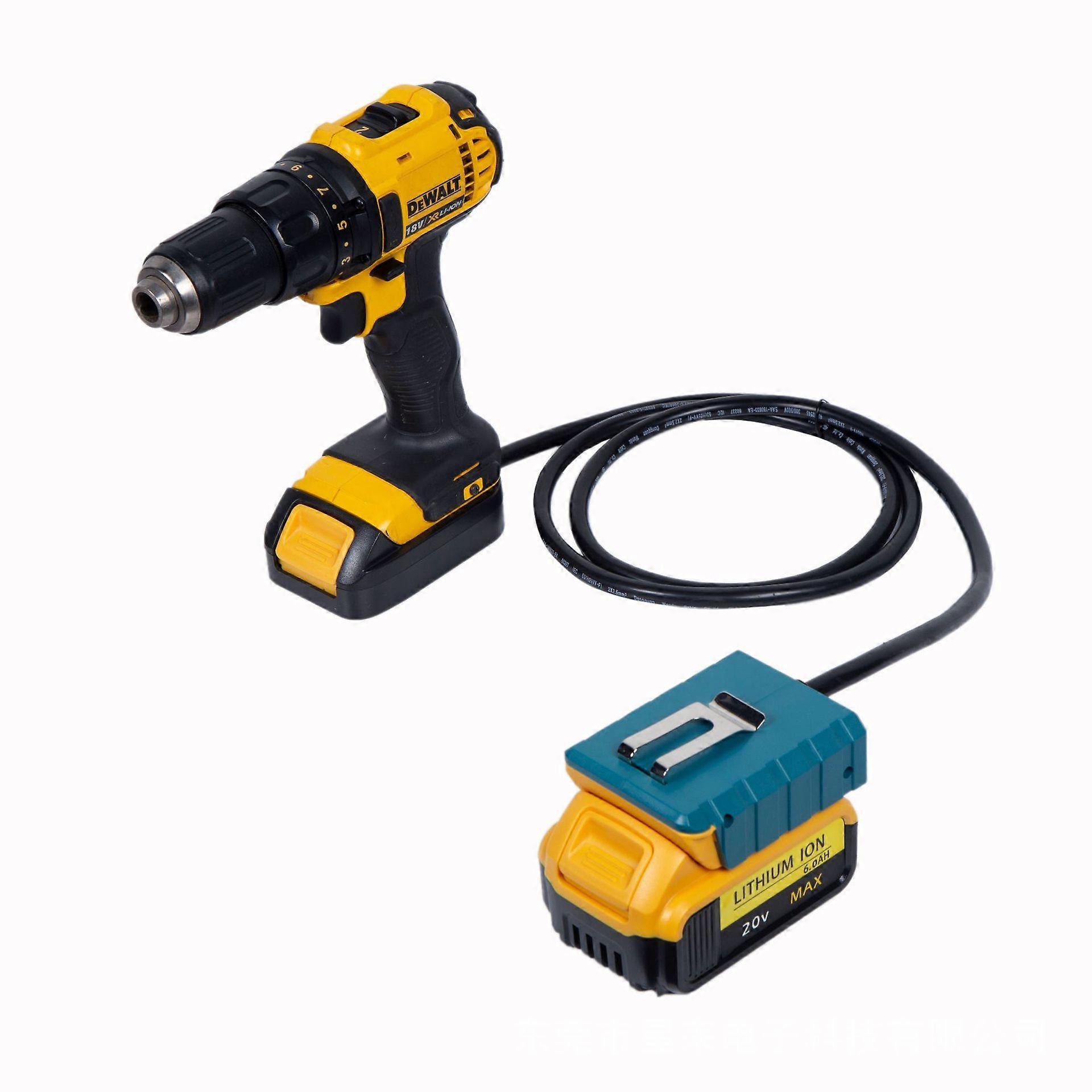 Compatible With DeWalt power tools 20V lithium battery adapter extended cords