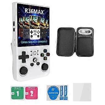 R36MAX Retro Handheld Game Console 128GB 4.0Inch IPS Screen Portable Pocket Video Player Supports 3
