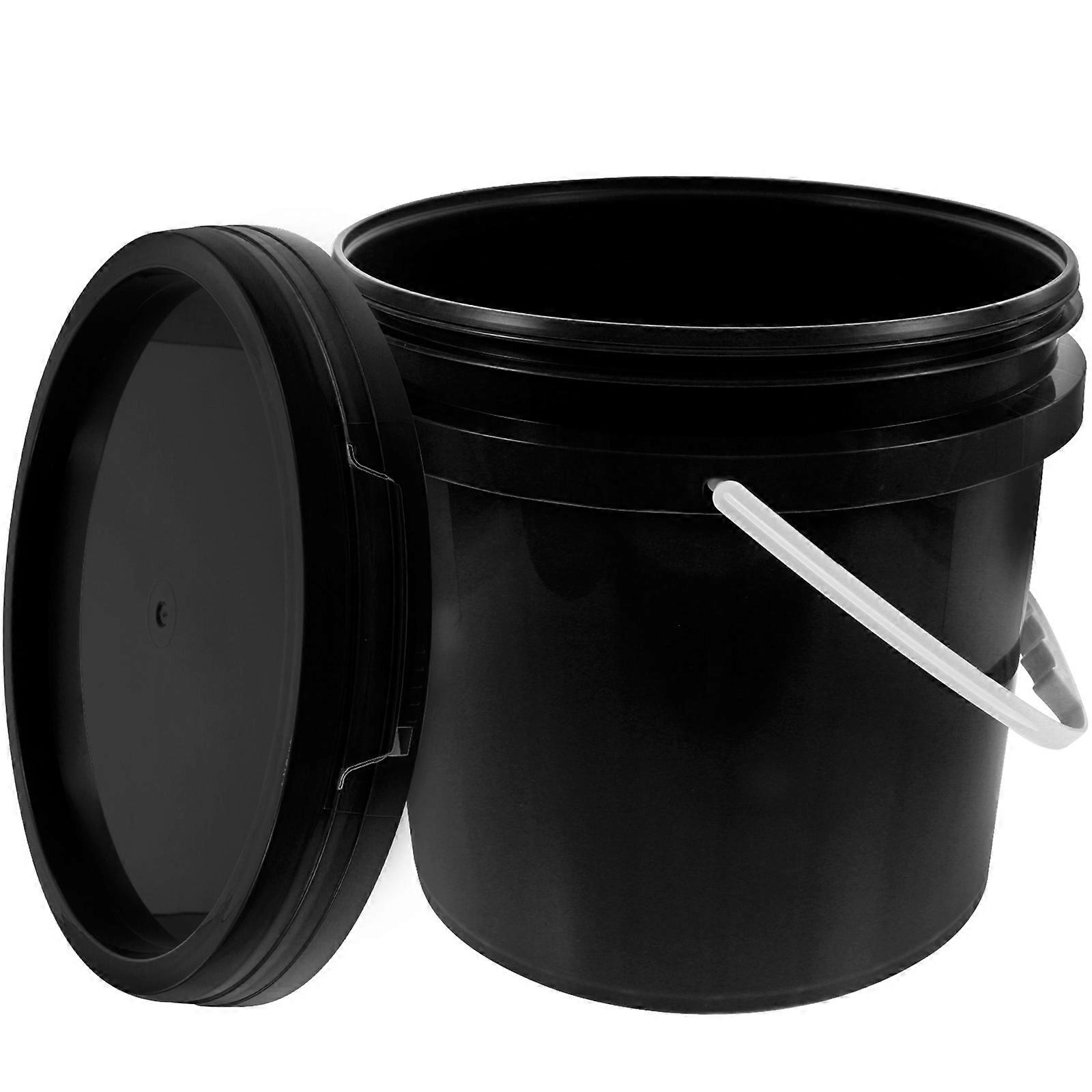 Household Paint Pail Plastic Container Refillable Paint Bucket Multi-functional Paint Bucket