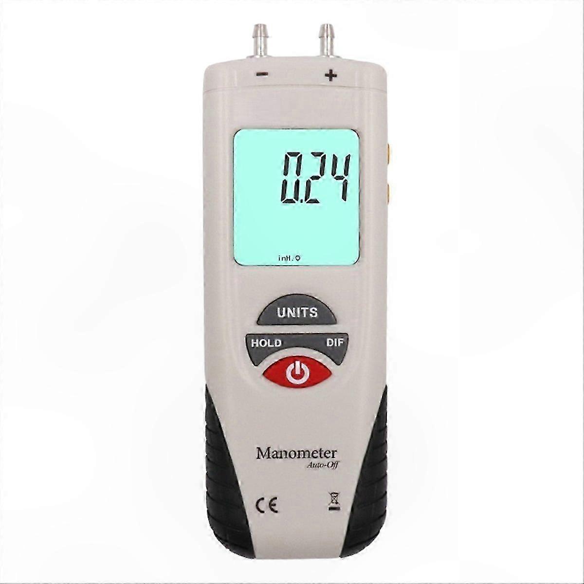 Digital Gas Pressure Manometer with Data Hold Function
