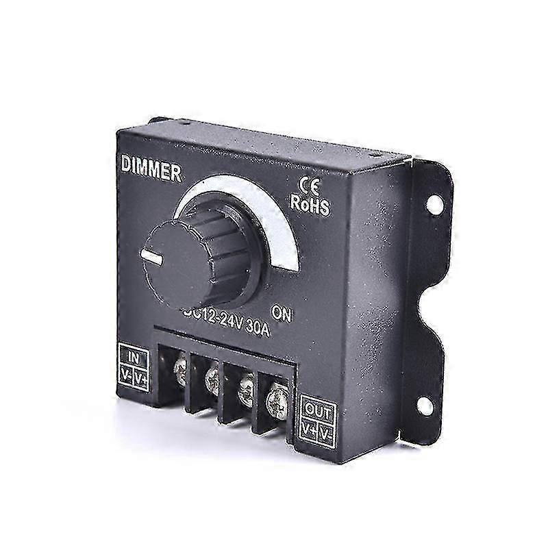 Adjustable DC 12V 24V LED Dimmer Switch 30A 360W Voltage Regulator