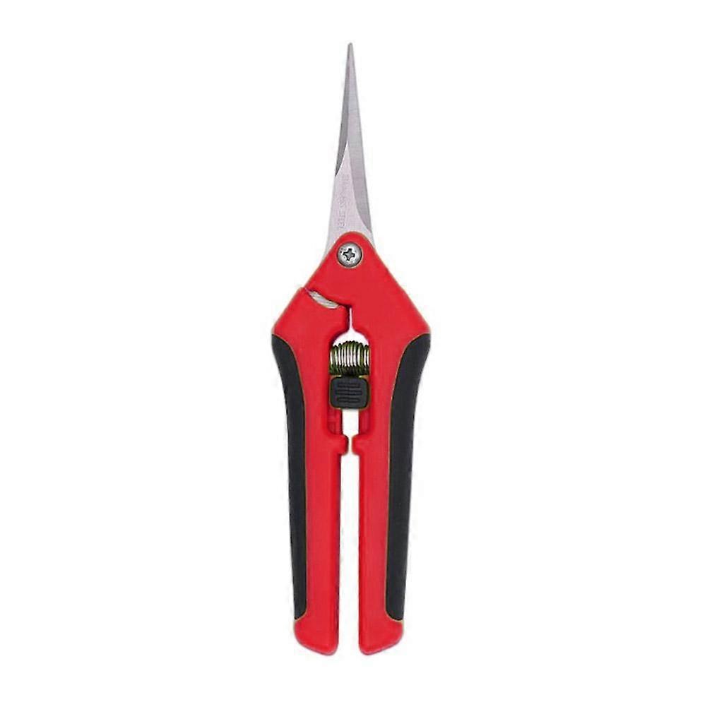 Stainless Steel Grape Scissors Spring Loaded Pruning Shears 16.5cm