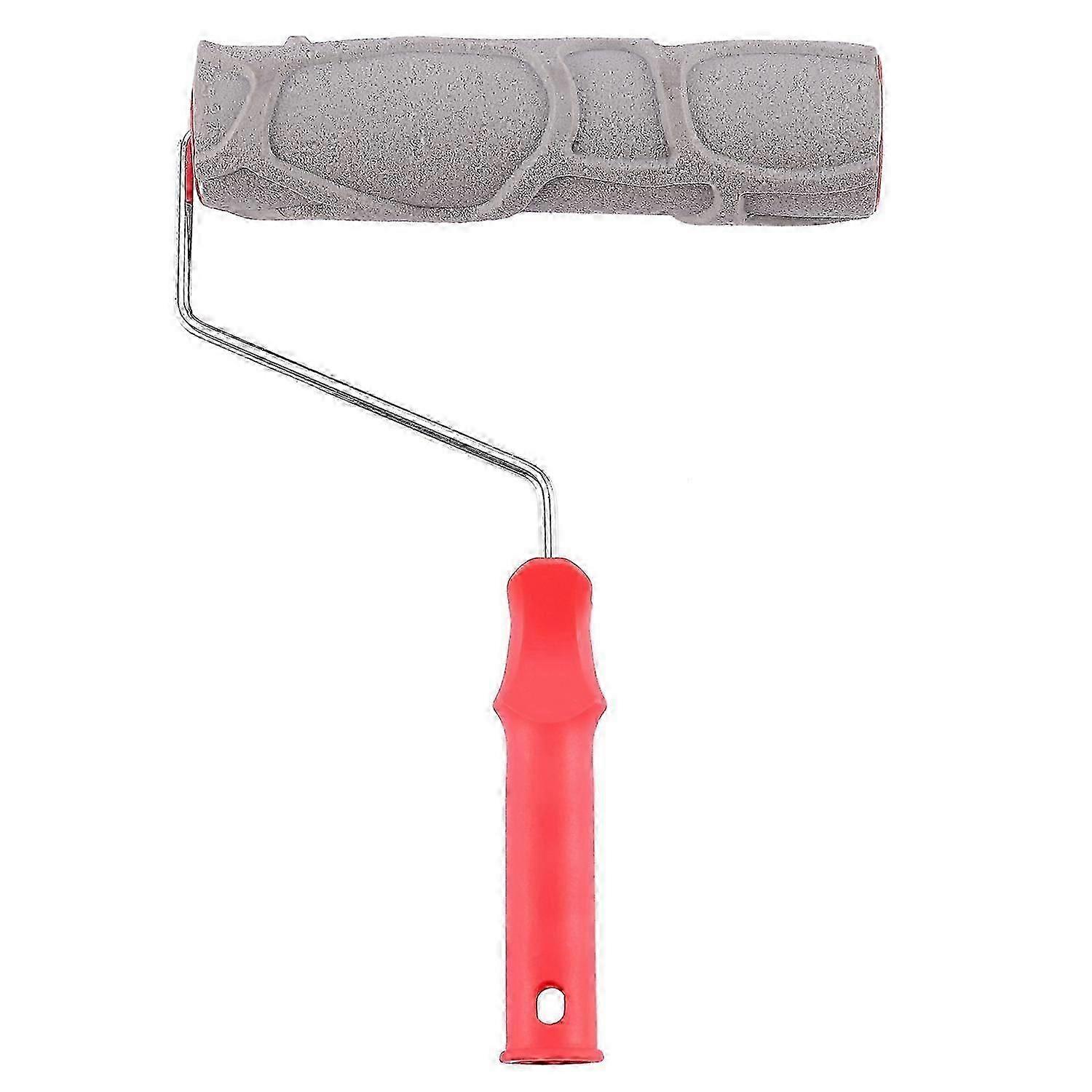 Stone Texture Rubber Embossed Paint Roller Brush Hand DIY Wall Tool