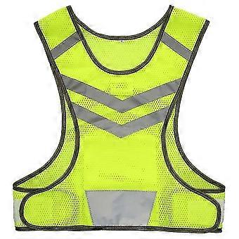 Outdoor Sports Running Reflective Vest Adjustable Lightweight Mesh Safety Gear for Women Men Jogging