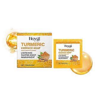 Hoygi Turmeric Cleaning Soap Gentle Cleansing Nourishing Moisturizing Body Skin Delicate Cleansing Refreshing Cleaning Soap