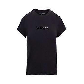 FCUK Womens/Ladies Slogan Slim Crop T-Shirt