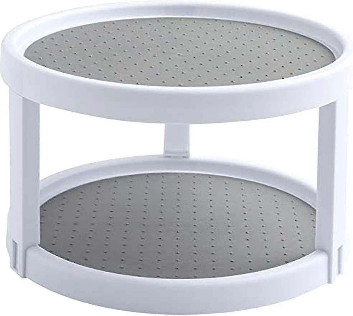 Rotating Spice Rack, Revolving Tray For Spices Condiments Kitchen Storage, Multi-function For Kitchen Storage(double Layer)