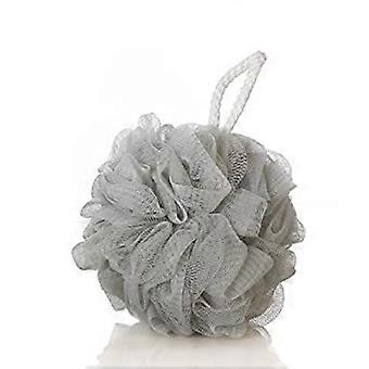 Bath Shower Sponge Loofahs Mesh Pouf Shower Bath Ball Brush (Grey)