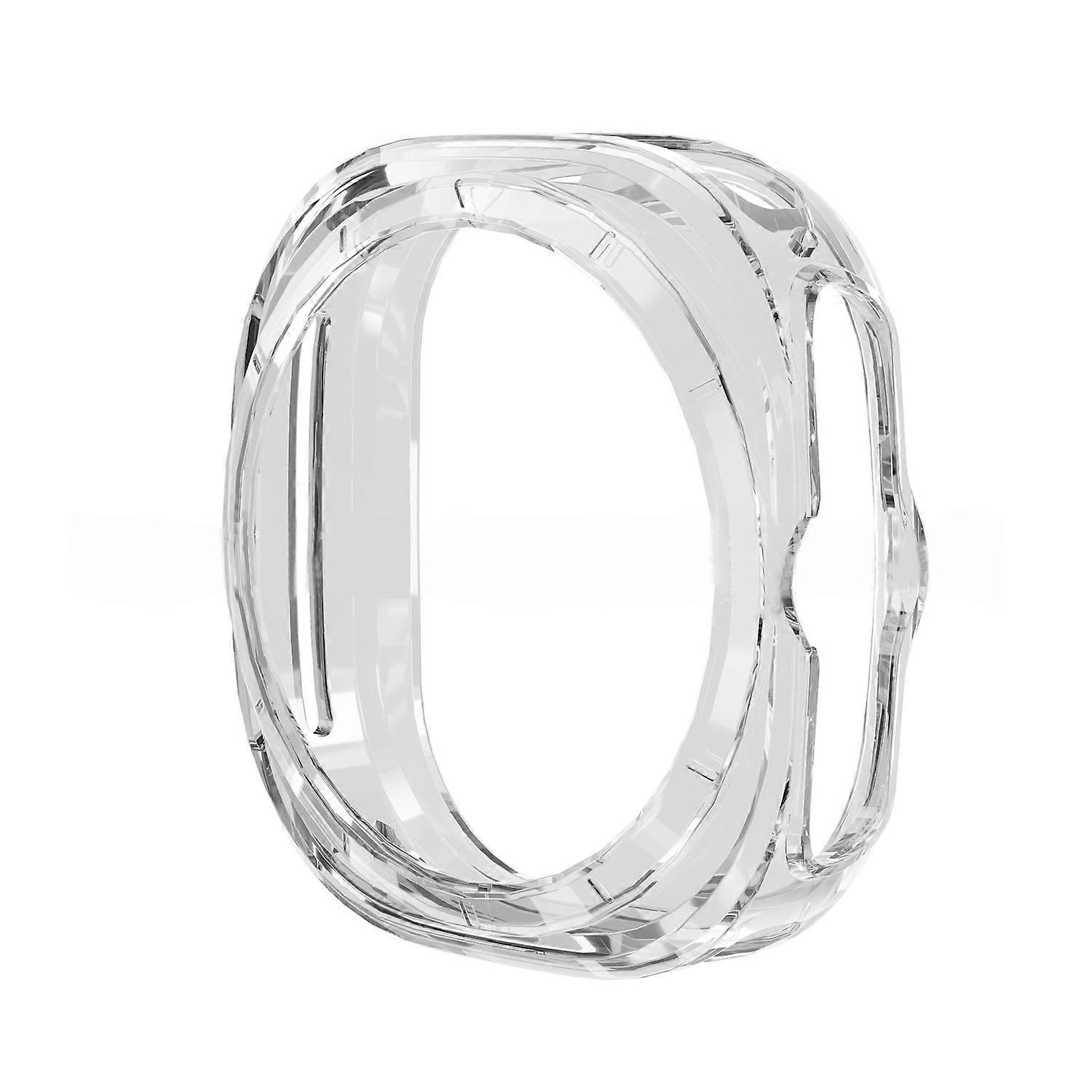 For Samsung Galaxy Watch Ultra 47mm TPU Electroplated Case Transparent