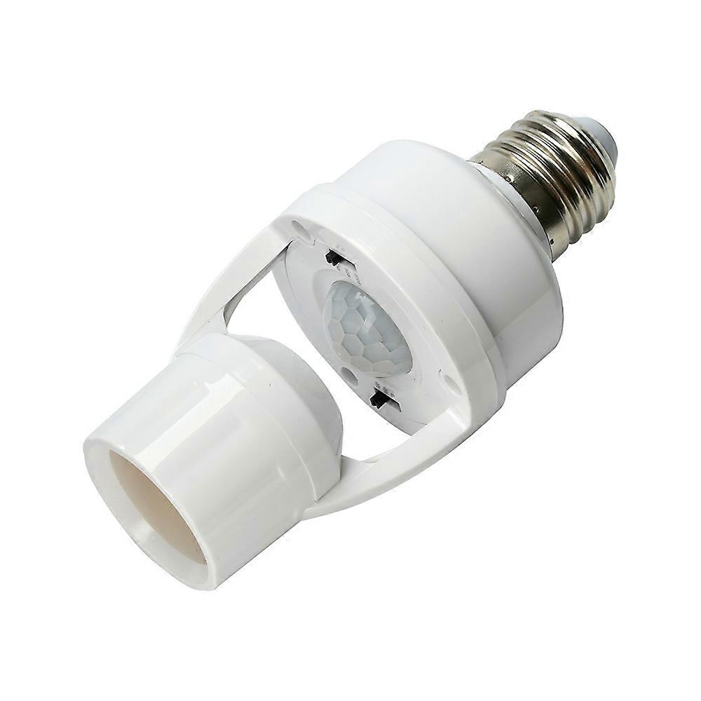 Motion Sensor Light Socket E27 Wireless Human Detection Lamp Head With Infrared Sensing Adjustable Delay compatible with Staircase Corridor