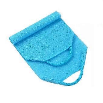 4 Stück Peeling Rückenwäscher mit Griffen, Nylon Rückenpeeling verlängerte Länge Rückenwaschmaschinen Dehnbares Peeling Waschlappen Pull Strap Dusche Sc