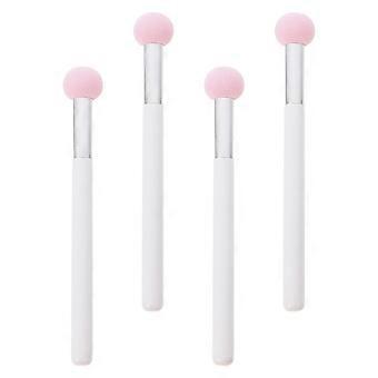 Concealer Makeup Tools Mushroom Head Sponges for Women 4Pcs White Set